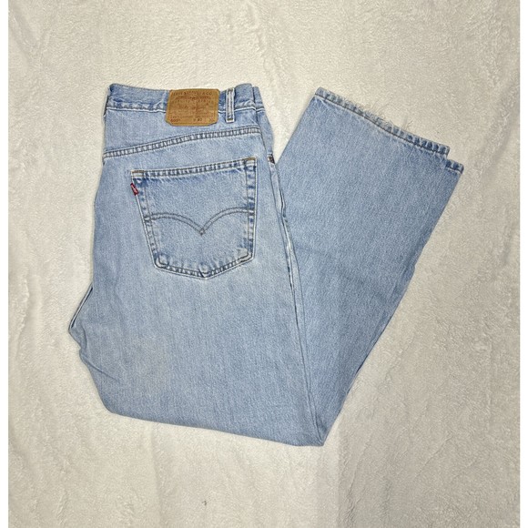 Levi's 505 Jeans Men's Size 40 x 30 Straight Leg Regular Fit Vintage Pants - Picture 1 of 14